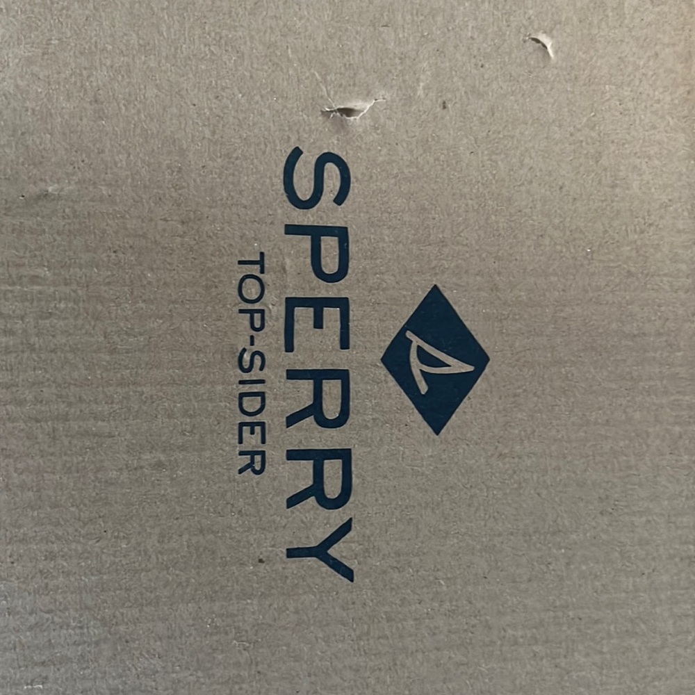 Men’s SPERRY dark tan boat shoes